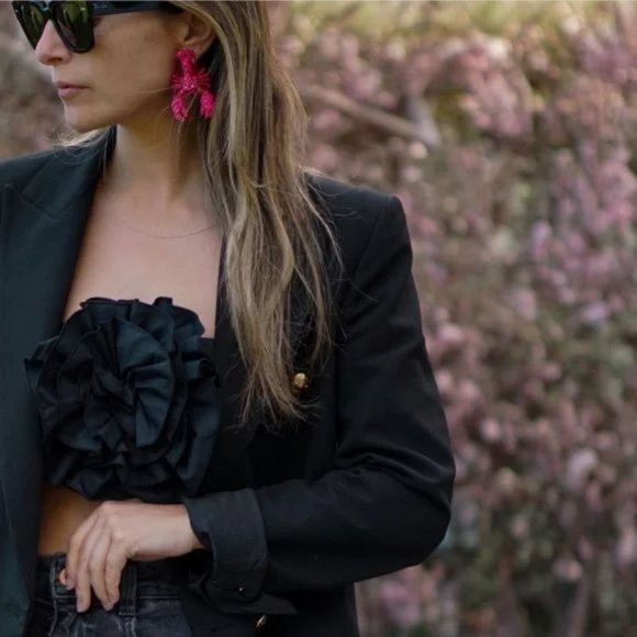 ZARA Flower Bikini Top - Picture 3 of 3